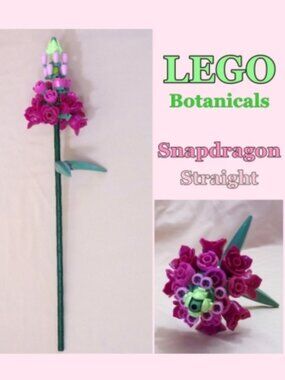 LEGO Botanical Flowers - 1 pcs Snapdragon - Straight - Individual Sale - 10280